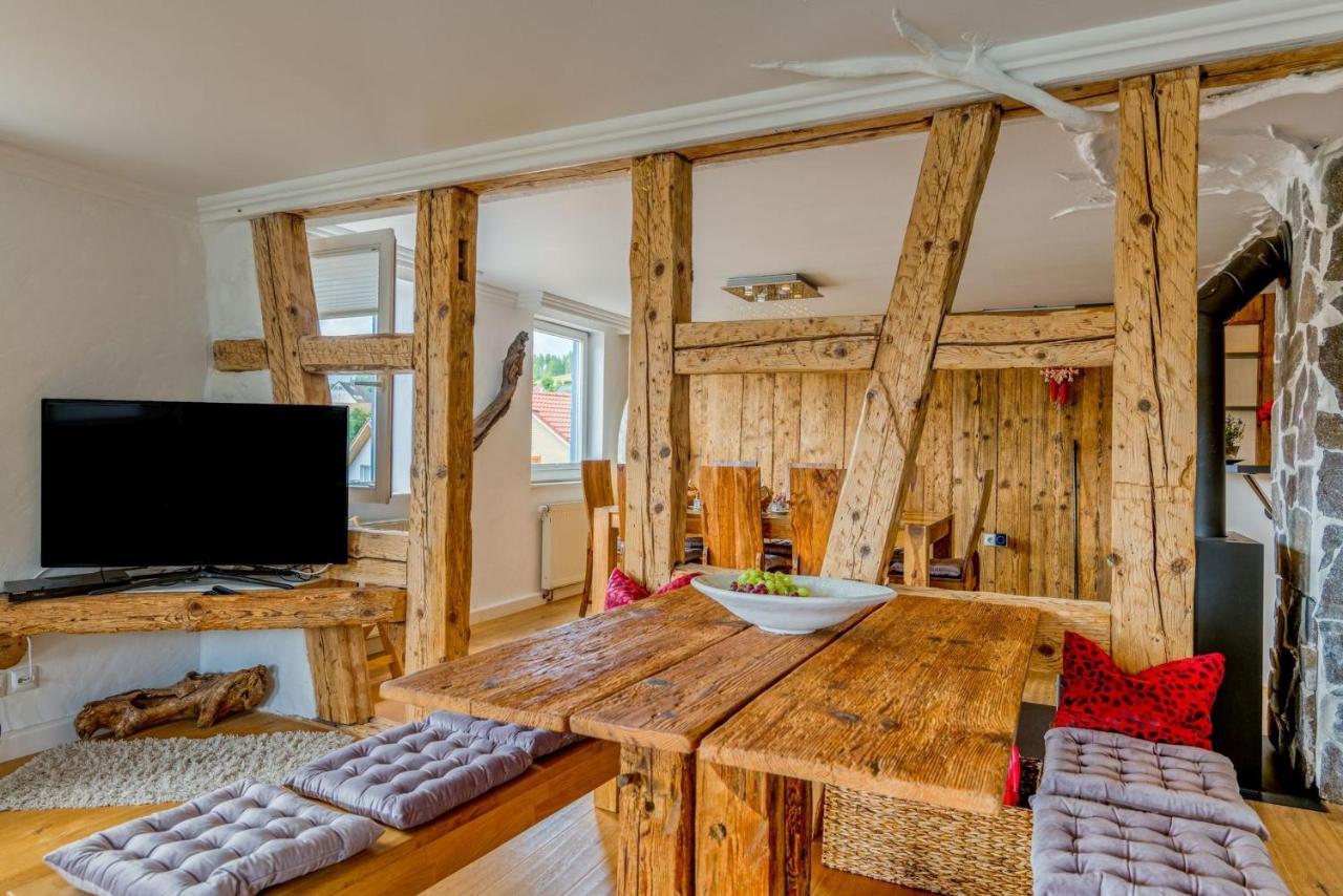 Grosses Ferienhaus Mit Sauna, Grill, Garten, Kaminofen Apartamento Schonach im Schwarzwald Exterior foto